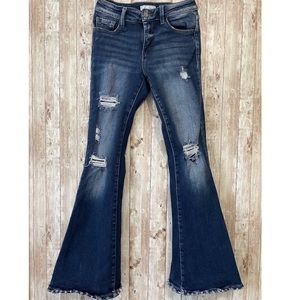 KanCan Mid Rise Flare Jeans Size 26